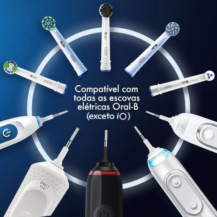 Cabeça Oral-b Sensitive Clean Escovas Pro, Advanced,vitality Blanco | Cabeças de Escovas
