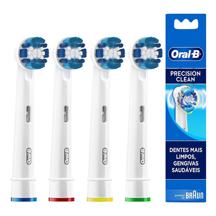 Kit Refil Para Escovas Pro Clean Séries 1 E Vitality Oral-b Blanco | Cabeças de Escovas