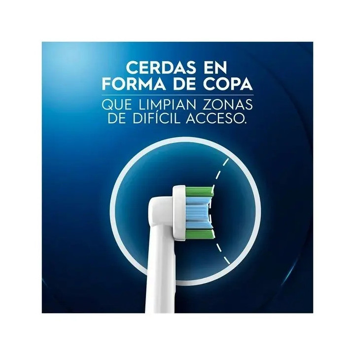 Kit Refil Para Escovas Pro Clean Séries 1 E Vitality Oral-b Blanco | Cabeças de Escovas