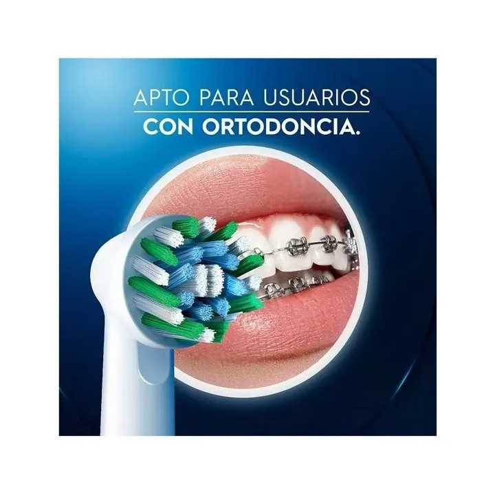 Kit Refil Para Escovas Pro Clean Séries 1 E Vitality Oral-b Blanco | Cabeças de Escovas