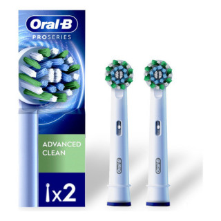 Cabeca De Escova Oral-b Advanced Clean, Cerdas Cross Branco | Cabeças de Escovas