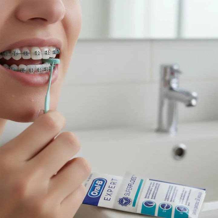 Kit Com 3 Unds Fio Dental Oral-b Super Floss C/ 50 Unidades