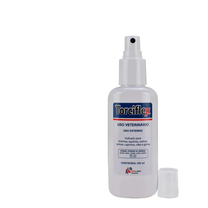Spray Torciflex AnaLGésico Lema-injex 120ml Dores Musculares Animais | Suplementos para Cavalos