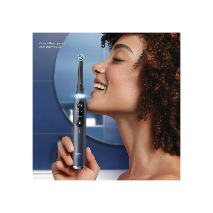 Kit Refil Escova Elétrica Ultimate Clean Io Black - 4 Unds Kit Com 4 Unidades | Oral-B | Escovas Elétricas