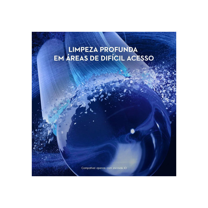 Kit Refil Escova Elétrica Ultimate Clean Io Black - 4 Unds Kit Com 4 Unidades | Oral-B | Escovas Elétricas