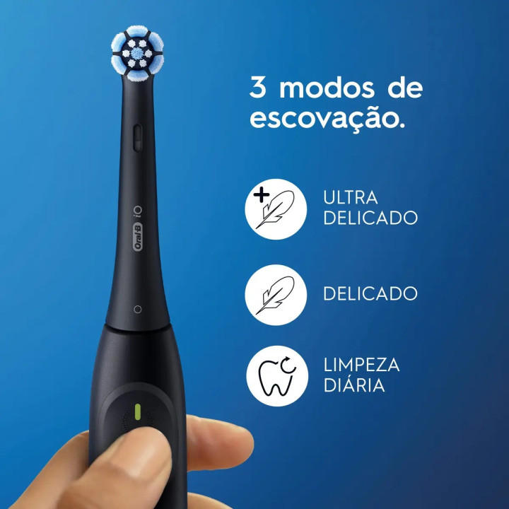 Escova De Dente Elétrica Oral-b Io2, 1 Cabo + 1 Refil + Carregador | Escovas Elétricas