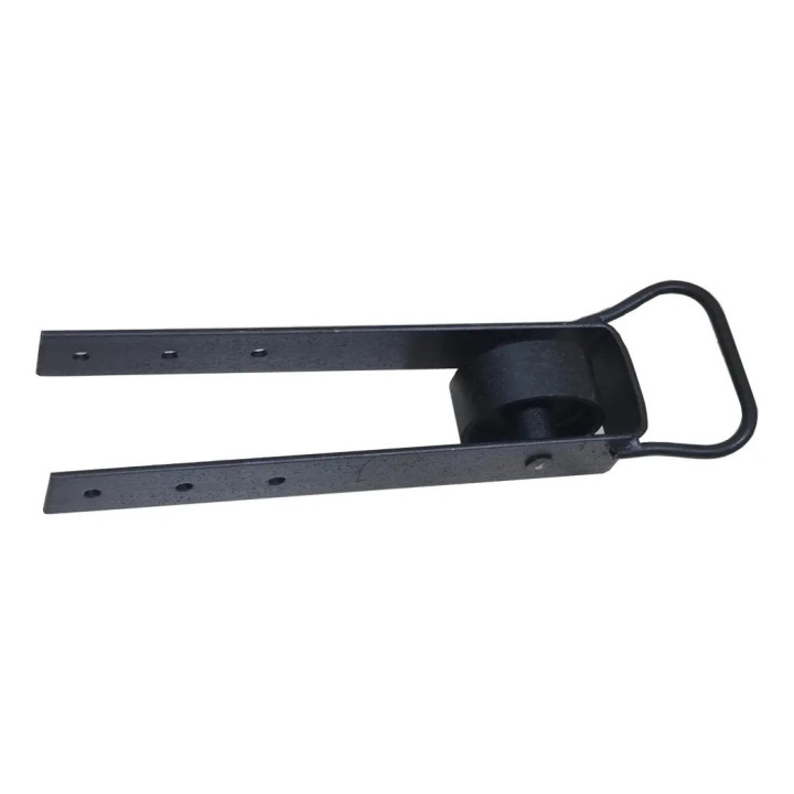 Kit 2 Pares Trinco Rolamento Correr Porteira Roda De Aço Preto | Oper | Trincos para Portas e Janelas