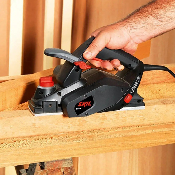 Plaina Elétrica Manual Skil Plaina Skil 1555 1555 8.2cm Cor Preto 220v | Plainas