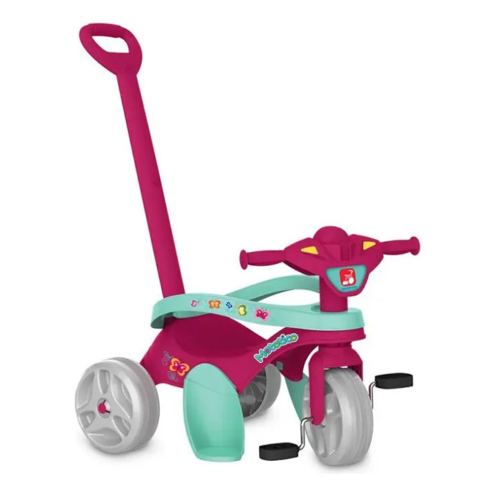 Triciclo Mototico Passeio E Pedal Rosa Bandeirante | Triciclos