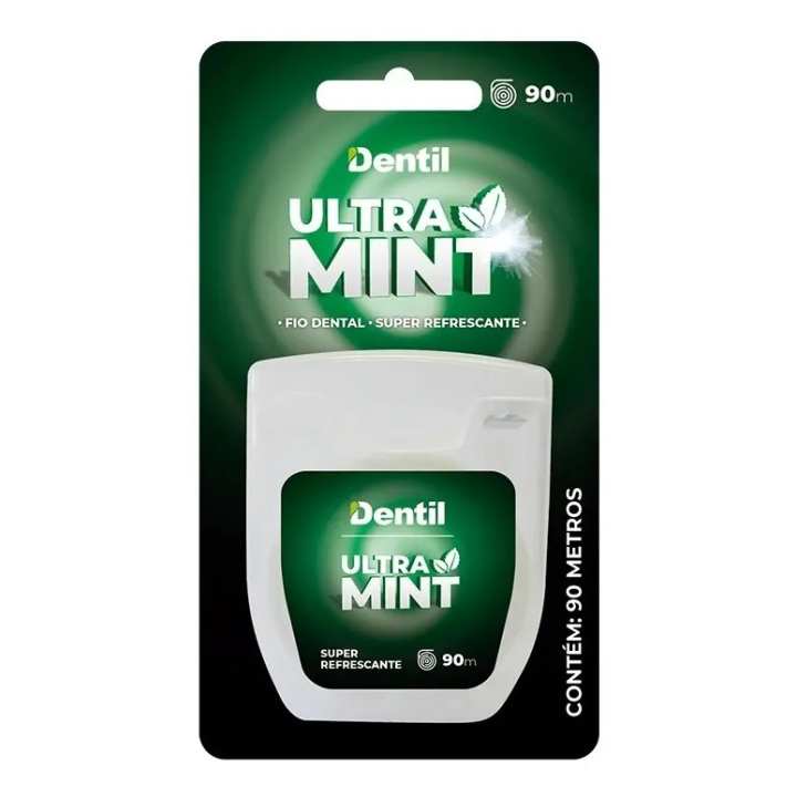 Fio Dental Dentil 90m Resistente Desfiado Higiene Bucal