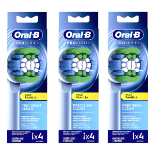 Refil Precision Clean Para Escova Eletrica Oral B - 12 Unid Sortido | Oral-B | Escovas de Dentes