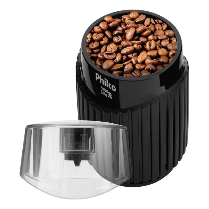 Philco Moedor De Café Perfect Coffee Cor Preto 160w 127v | Moedores de Café Elétricos