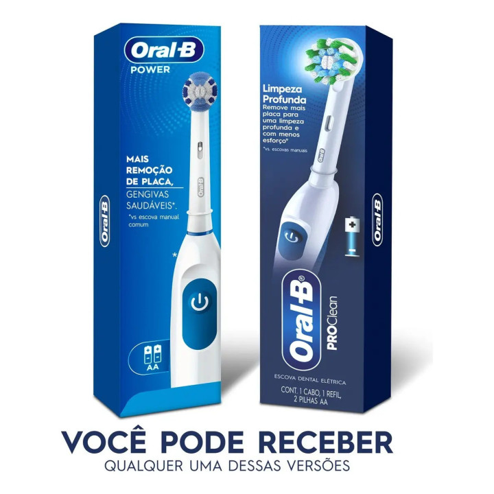 Escova De Dente Elétrica Oral-b Power Pro Precision Clean 1 Unidade | Escovas Elétricas
