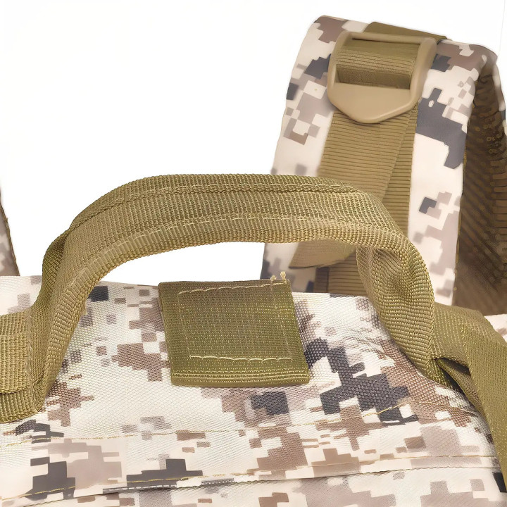 Mochila Tática 55l Bege Camuflada Echolife Passeio Camuflado | Mochilas