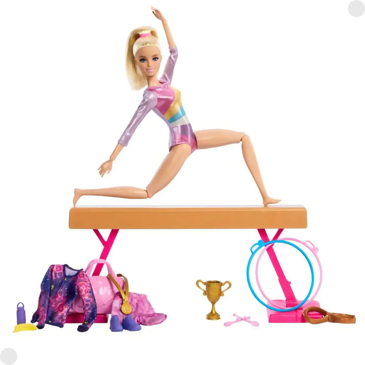 Boneca Barbie Profissões Ginasta Loira Hrg52 Mattel | Bonecas, Bonecos e Bebês