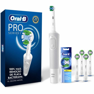 Escova Dental Eletrica Oral-b Vitality+4 Refil-110v-frete G | Escovas de Dentes
