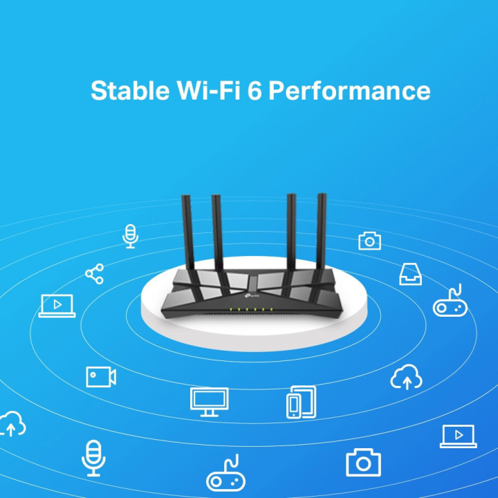 Roteador Wi-Fi 6 Gigabit Dual Band AX1500 Archer AX10