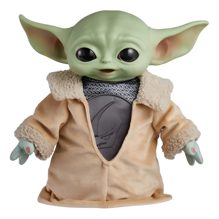 Pelúcia Grogu Com Armadura Beskar Star Wars Cor Multicolorido Multicolor | Mattel | Pelúcias