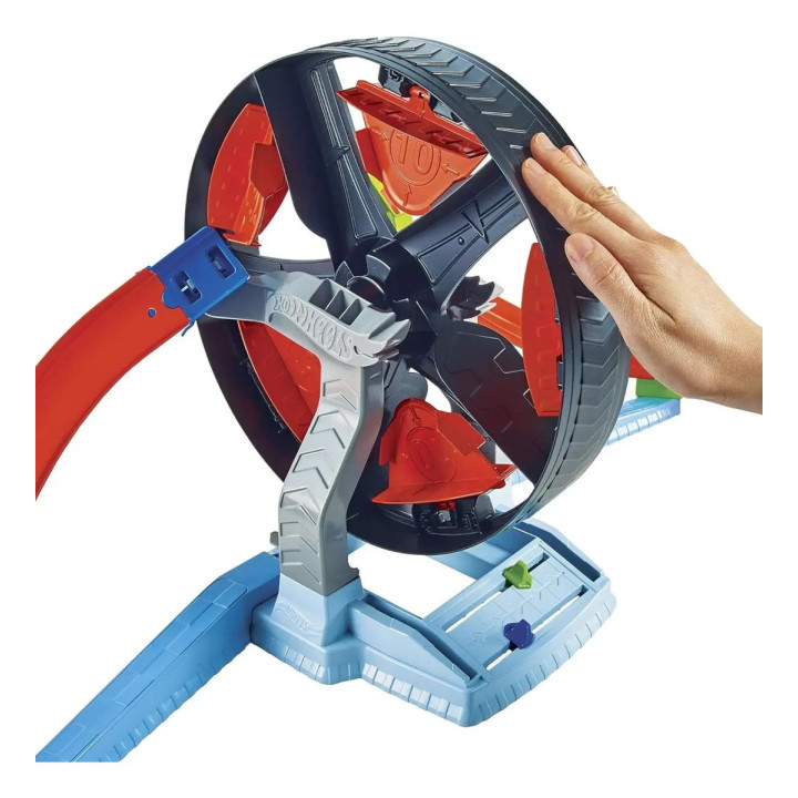 Conjunto Hot Wheels Competição Giratória - Mattel Multicolor | Pistas e Lançadores